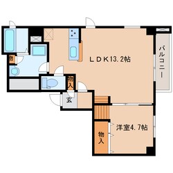 生駒駅 徒歩6分 4階の物件間取画像